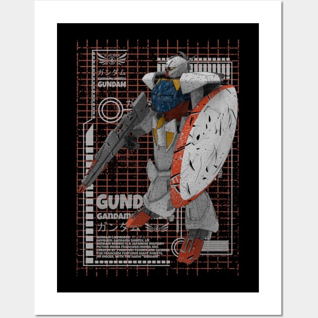 Turn A Gundam Wall Art by gblackid